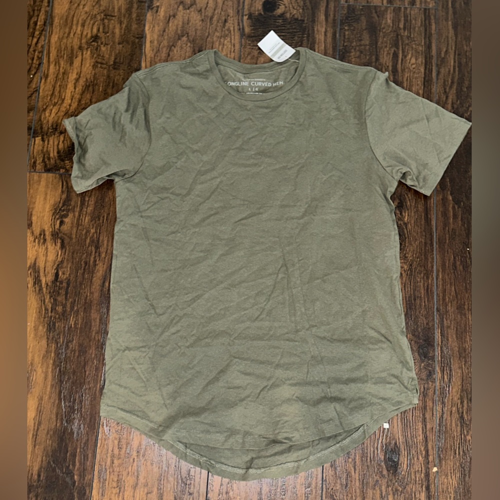 Men’s scoop hem T-shirt